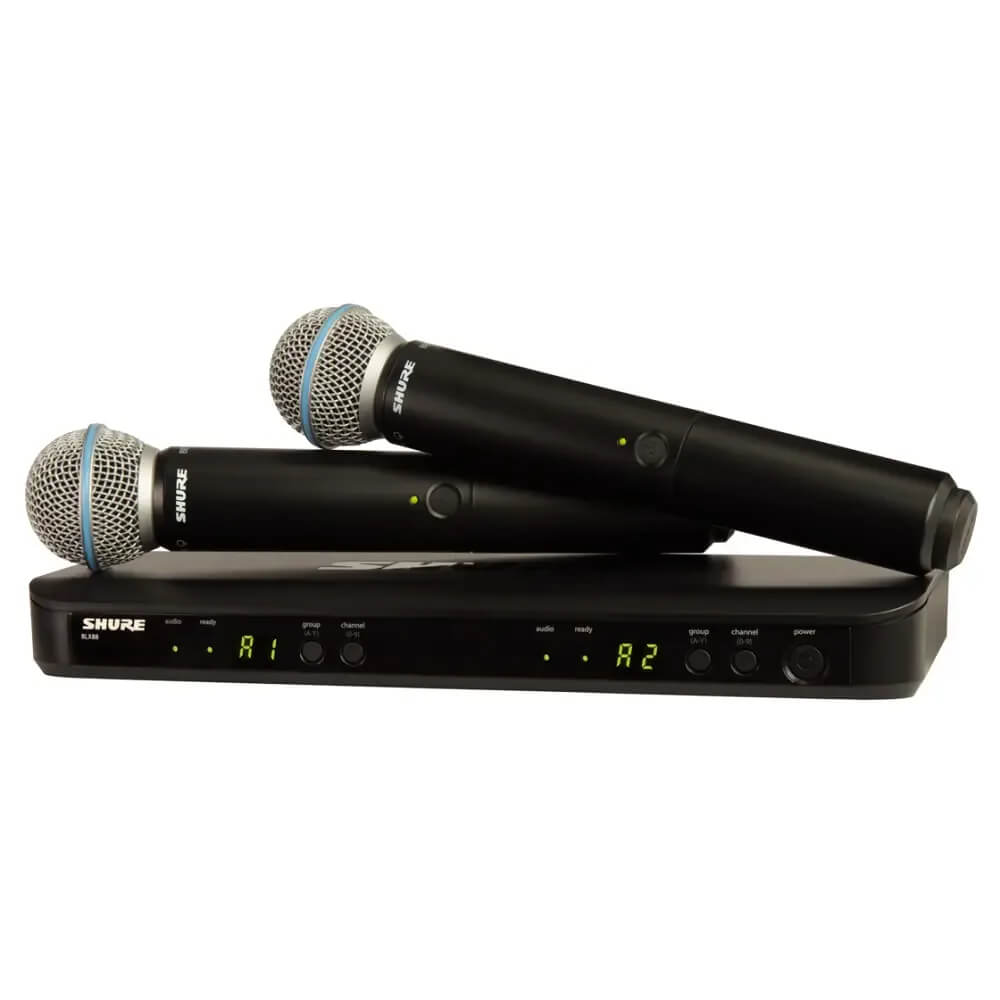 Бездротова мікрофонна система SHURE BLX288E/B58-H8E